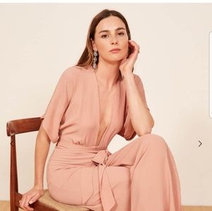 Reformation Lemongrass Jumpsuit